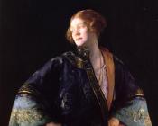 约瑟夫柔德芬代坎普 - The Blue Mandarin Coat aka The Blue Kimono